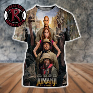 Jumanji Open World 2026 Official Poster Only In Theaters Christmas On December 25 2026 Two Worlds Collide One Final Game All Over Print Shirt