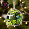 Kimi Antonelli Mercedes F1 Racing Fan Gift 2026 Tricolor Helmet Formula 1 Ornament Kimi Antonelli Mercedes F1 Racing Fan Gift 2026 Tricolor Helmet Formula 1 Ornament