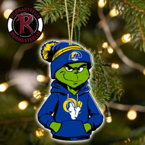 Los Angeles Rams x Grinch 2026 Decorate Gift Christmas NFL Ornament