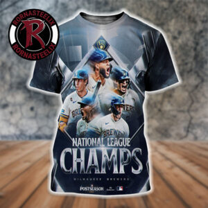 MLB Congrats Milwaukee Brewers Champions National League 2026 Clinched World Series All Over Print Shirt