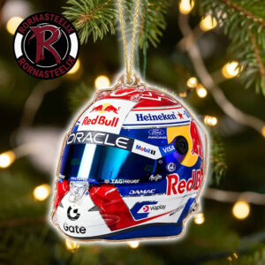Max Verstappen Red Bull F1 Team Racing Fan Gift 2026 Helmet Formula 1 Ornament