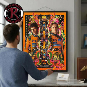 McLaren Formula 1 Team Singapore Grand Prix 2026 Poster Decor