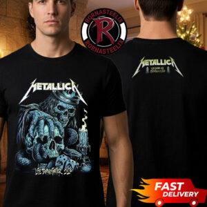 Metallica At Sphere Las Vegas Week 3 Life Burns Faster On October 15 And 17 2026 Merch Tee King Skull Unisex T Shirt Two Sided