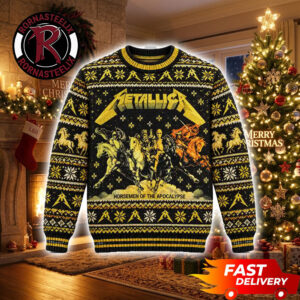 Metallica Horsemen Of The Apocalypse 2026 Christmas Metallica Ugly Sweater