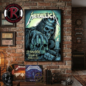 Metallica Life Burns Faster Pop Up Poster Week 3 At Sphere Las Vegas On October 15 And 17 2026 Poster Decor