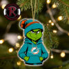 Los Angeles Rams x Grinch 2026 Decorate Gift Christmas NFL Ornament