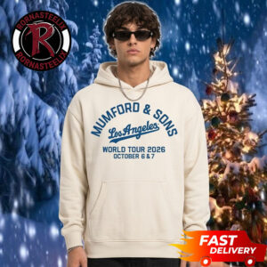 Mumford And Sons Prizefighter World Tour 2026 Pop Up Tee At Los Angeles CA On October 6 7 2026 Unisex Hoodie