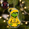 New England Patriots x Grinch 2026 Decorate Gift Christmas NFL Ornament