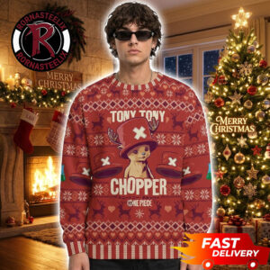One Piece Dr Tony Tony Chopper 2026 Holiday Christmas One Piece Ugly Sweater