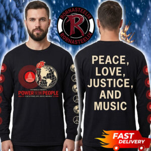 Power To The People Festival 2026 Peace Love Justice And Music Unisex Longsleeve