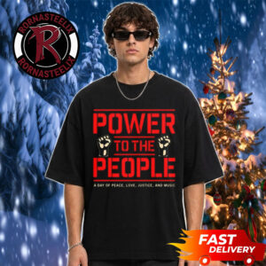 Power To The People Festival 2026 Raised Fist Unisex T Shirt