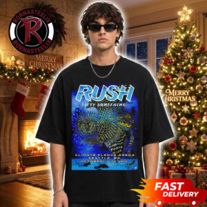 Rush Fifty Something Tour 2026 Official Poster Seattle WA At Climate Pledge Arena On October 10 12 2026 Art By Shogo Ota Unisex T Shirt