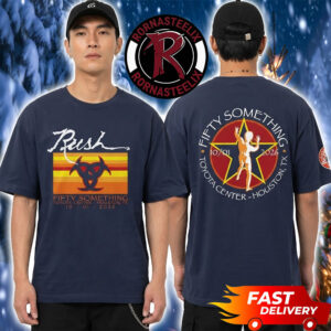 Rush Houston Texas Event Tee At Toyota Center On October 1 2026 Fifty Something Tour 2026 Unisex T Shirt