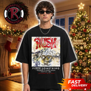 Rush Seattle Washington Event Poster At Climate Pledge Arena On October 10 And 12 2026 Fifty Something Tour 2026 Art By Chris Koehler Unisex T Shirt