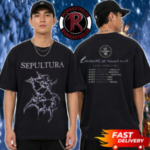 Sepultura Argentina Exclusive Tee Celebrating Life Through Death 2026 Latin America Tour Dates Unisex T Shirt Two Sided