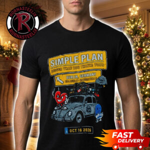 Simple Plan Berlin Germany Exclusive Tee Live At UFO im Velodrom On October 16 2026 Bigger Than You Think Europe Tour 2026 Unisex T Shirt