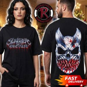Slaughter To Prevail Halloween Slaughter 2026 Chrome Mask Unisex T Shirt Two Sided