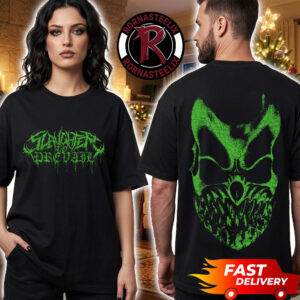 Slaughter To Prevail Halloween Slaughter 2026 Glow In The Dark Mask Unisex T Shirt Two Sided
