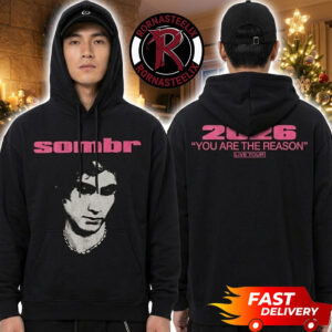 Sombr 2026 You Are The Reason Live Tour Photo Graphic Unisex Hoodie