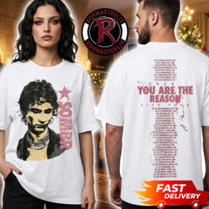 Sombr Exclusive 2026 You Are The Reason Tour Datesback Tour Unisex T Shirt Two Sided