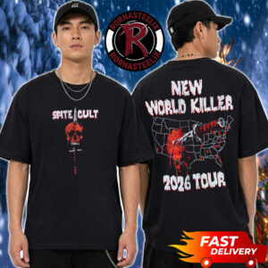 Spite The New World Killer Tour 2026 Exclusive Tee Spite Cult America Map Unisex T Shirt Two Sided
