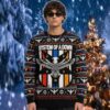 South Of Heaven Skull Christmas 2026 Red Slayer Ugly Sweater