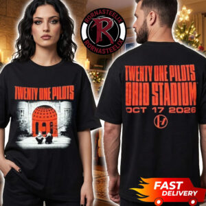 Twenty One Pilots Stadium Tour Tee At The Shoe Ohio Stadium On October 17 2026 Columbus Ohio Unisex T Shirt Two Sided