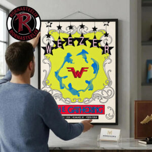 Weezer Milwaukee Wisconsin Event Poster The Gathering Tour 2026 At Fiserv Forum On October 7 2026 Poster Canvas