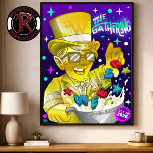 Weezer The Gathering Tour 2026 Texas Event Poster At Moody Center On October 18 2026 Austin Texas Poster Decor