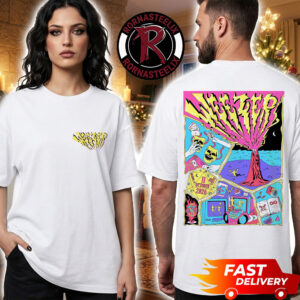 Weezer The Gathering Tour 2026 Venue Poster At Kia Center October 11 2026 Orlando Florida Unisex T Shirt Two Sided