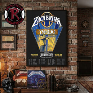 Zach Bryan Young Manhood and Other Donatable Organs Tour 2027 Schedule Tour Dates Poster Canvas